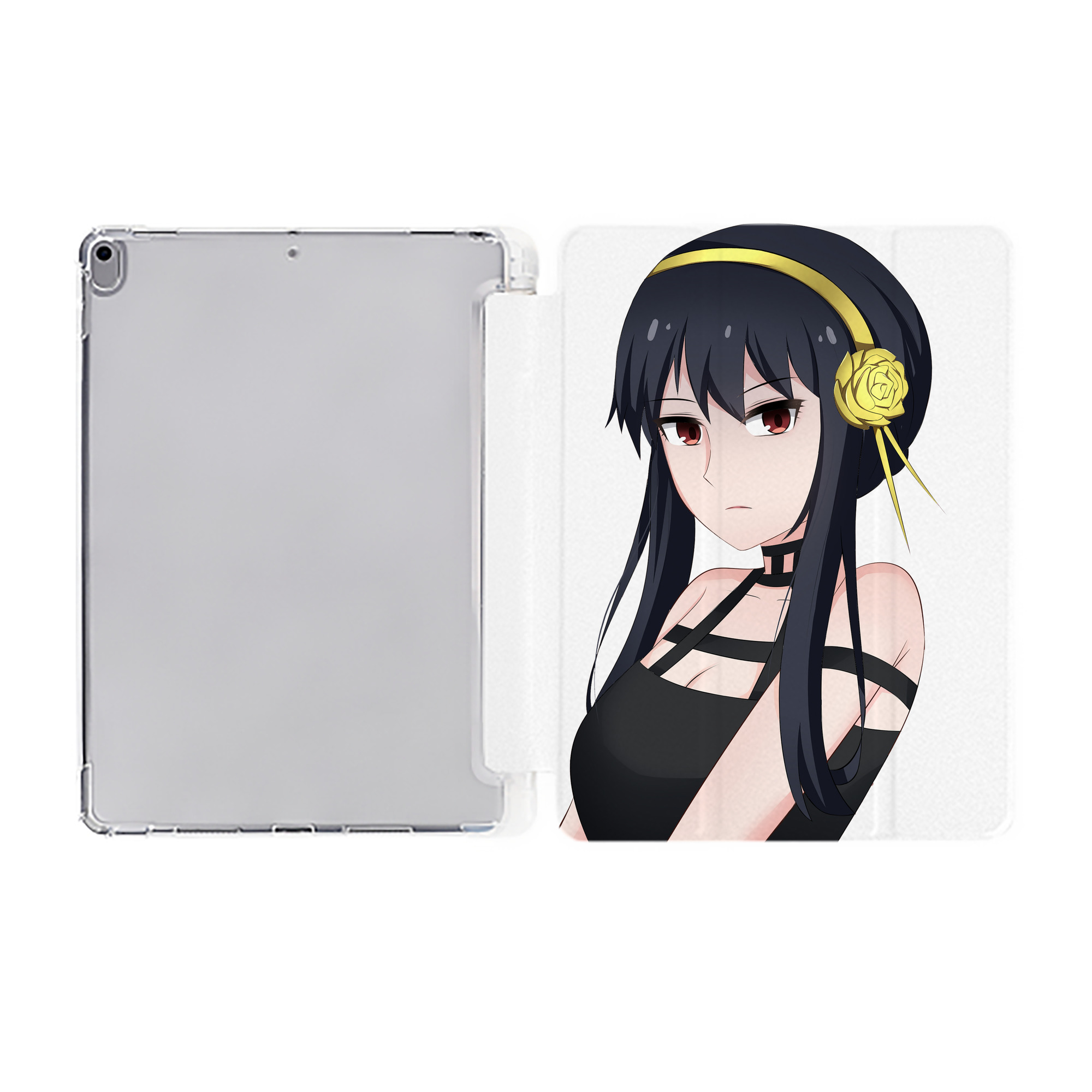 （画像用） SPY×FAMILY间谍家家酒 IPad ケース ペン収納付き 三つ折りスタンド PUレザー×シリコン 対応機種9.5/10.5/10.9インチ